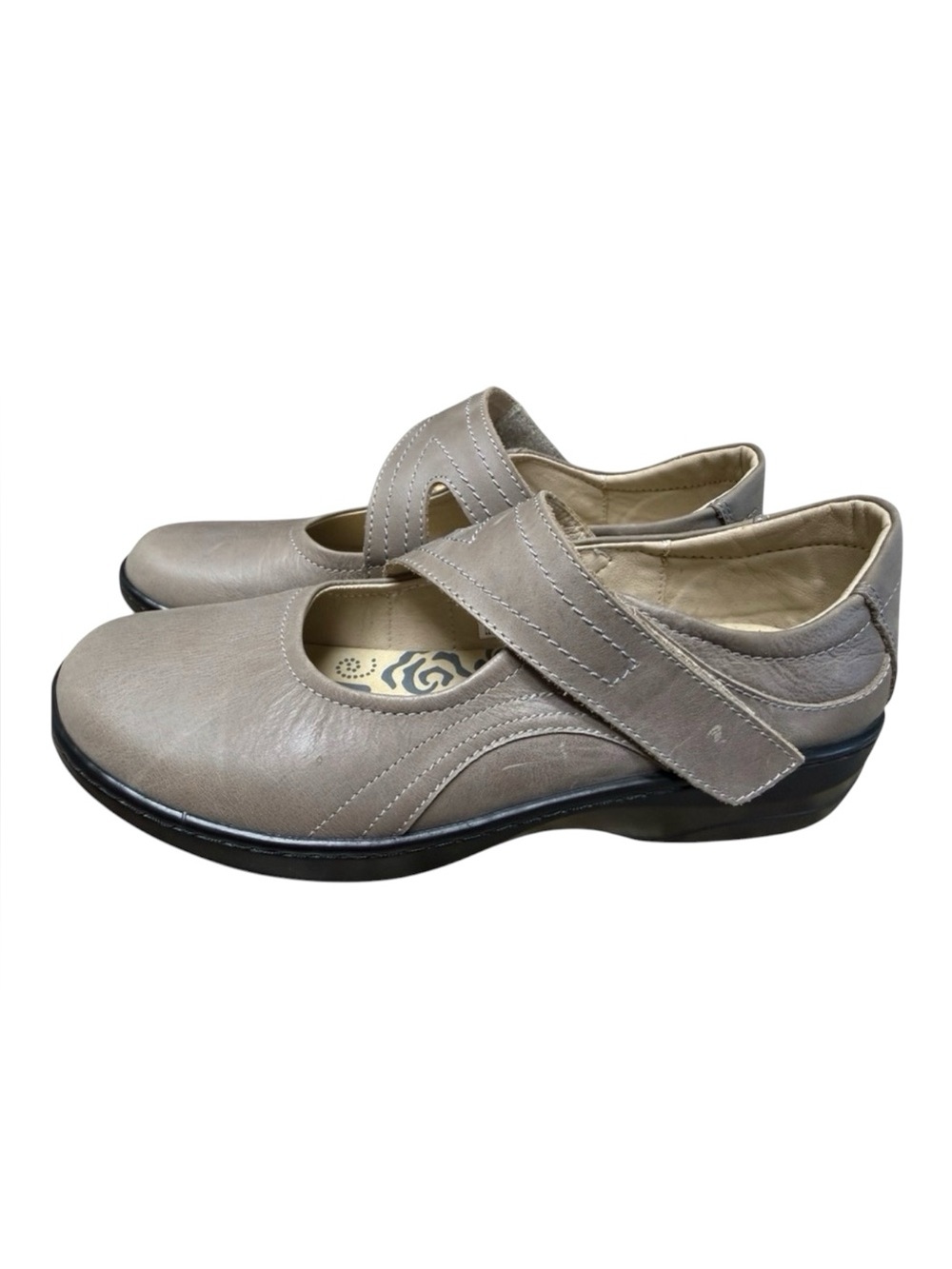 Propet Golda Women's Gray Mary Jane Comfort Shoes 10.5 Medium